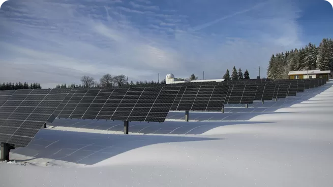 Installationen auf abschüssigem Gelände